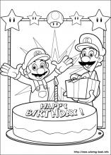 Super mario bros coloring pages on coloring