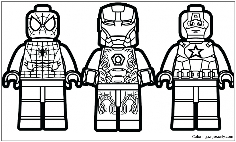 Marvel super hero squad coloring page