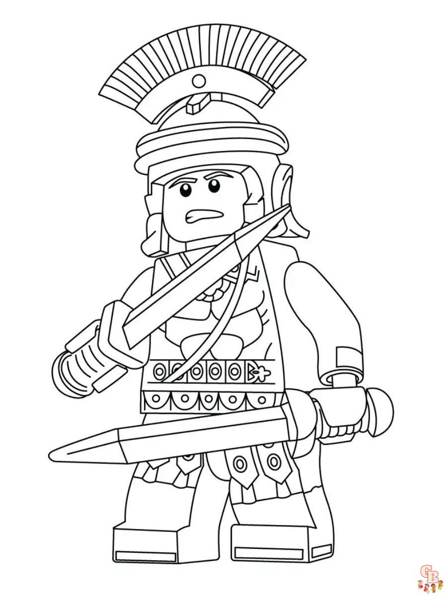 Get your free lego coloring pages