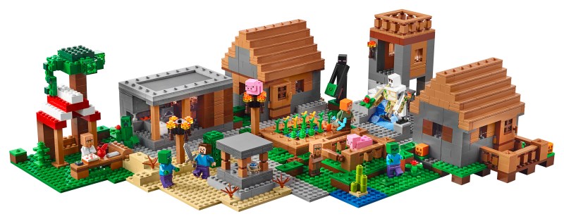 Action figure insider lego announces new minecraft â the village set