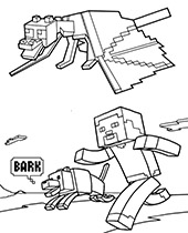 Minecraft coloring pages pictures