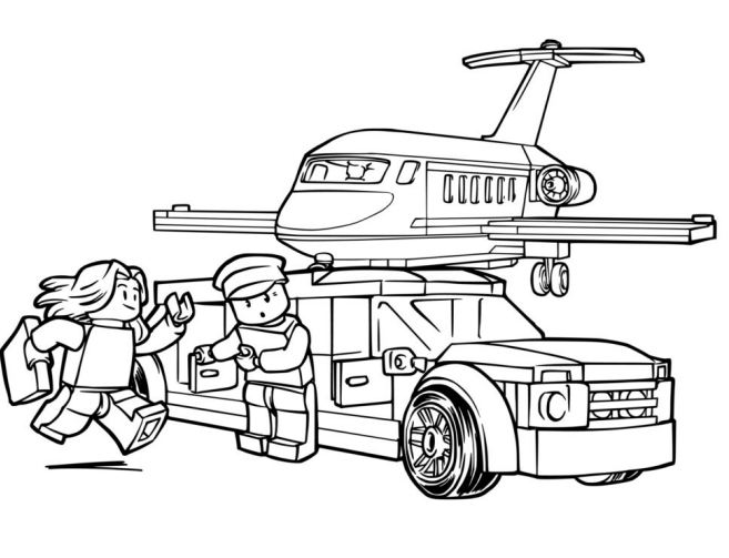 Lego fun in lego city coloring pages made by teachers