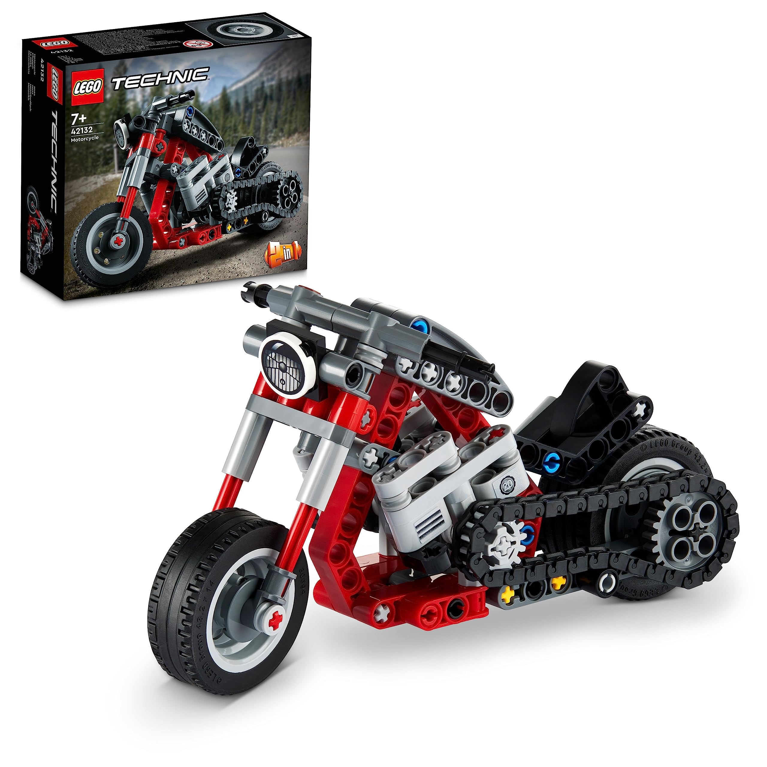 Lego technic motorcycle model buildg kit pieces multi color toys games