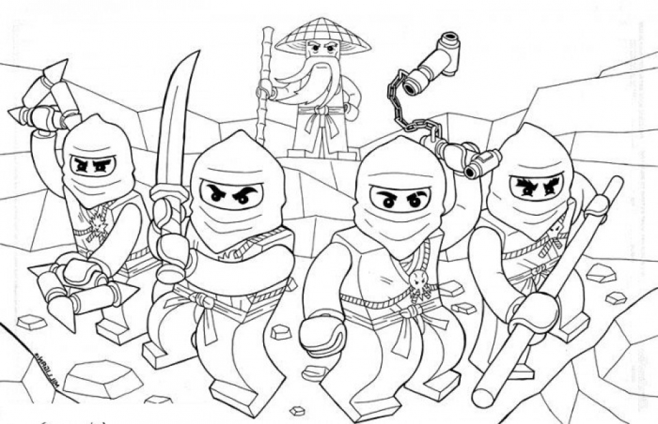 Coloring pages free lego ninjago coloring pages for kids