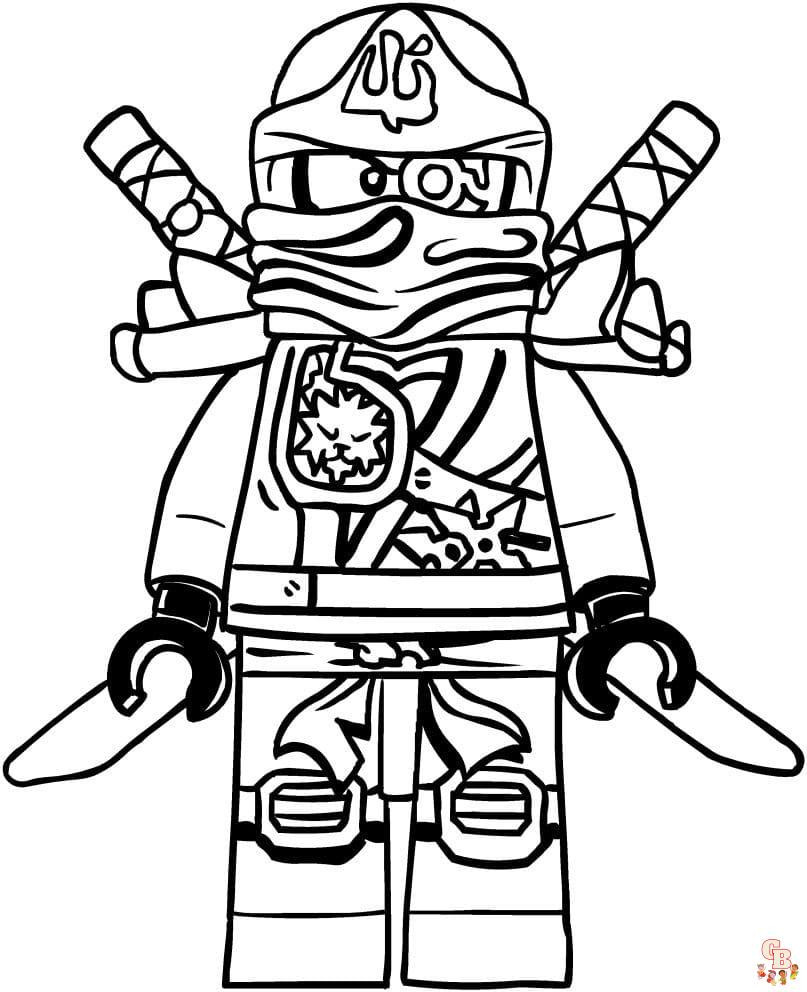 Unleash your kids creativity with lego ninjago coloring pages