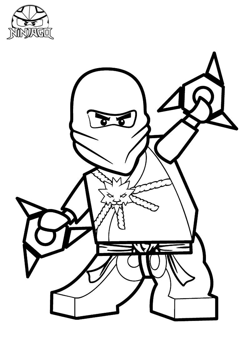 Lego ninjago coloring pages to improve your kids coloring skill
