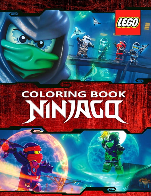 Lego ninjago coloring book exclusive illustrations paperback
