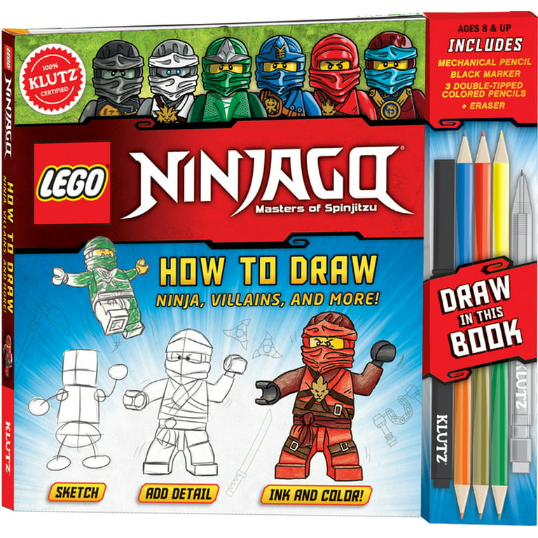 Lego ninjago how to draw ninja villains and more