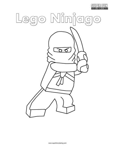 Lego ninjago coloring page