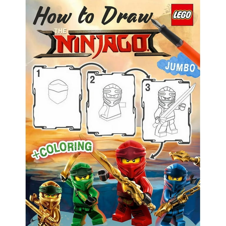 Lego ninjago how to draw how to draw ninja villains most powerfull ninjas in ninjago coloring book paperback