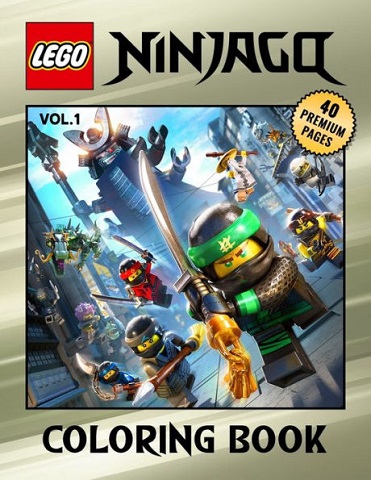 Lego ninjago coloring book volume