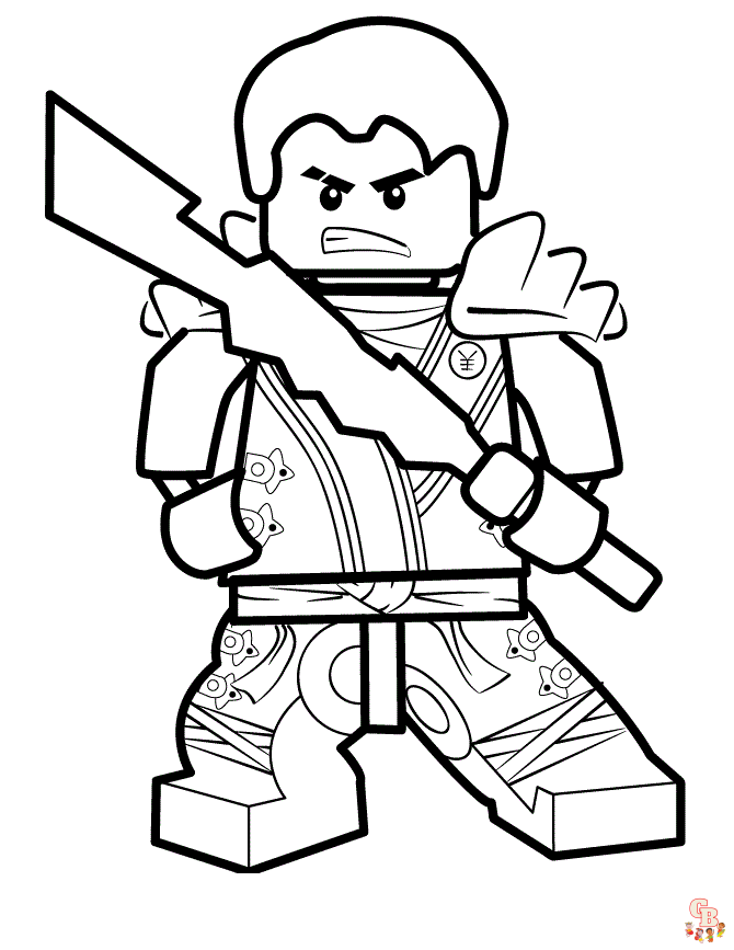 Unleash your kids creativity with lego ninjago coloring pages