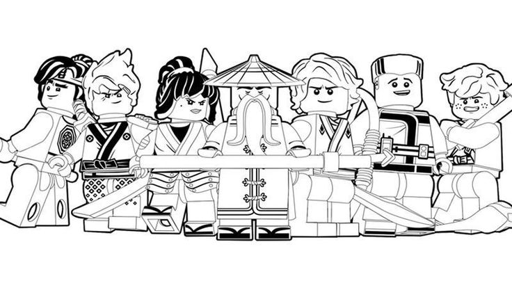 Lego ninjago coloring pages to improve your kids coloring skill