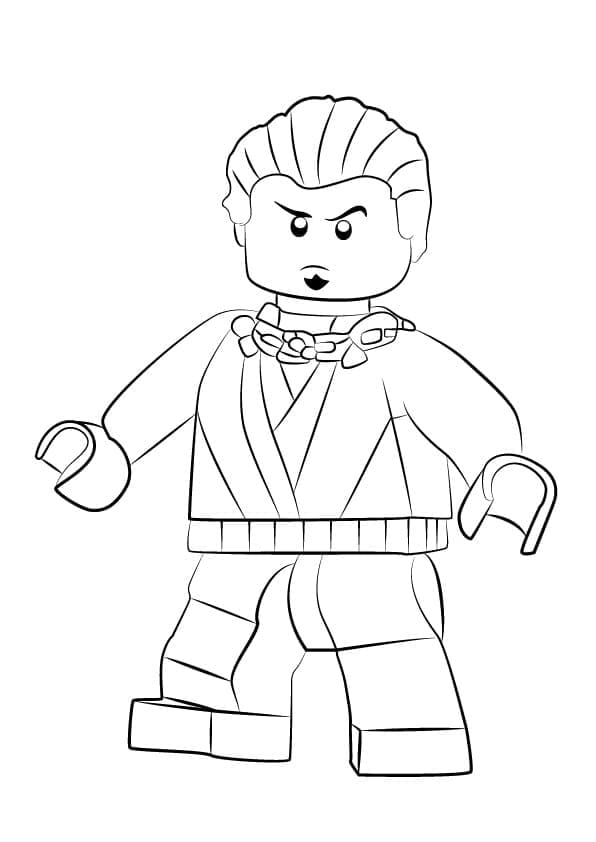 Lego ninjago neuro coloring page