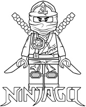 Ninjago coloring page garmadon and jay