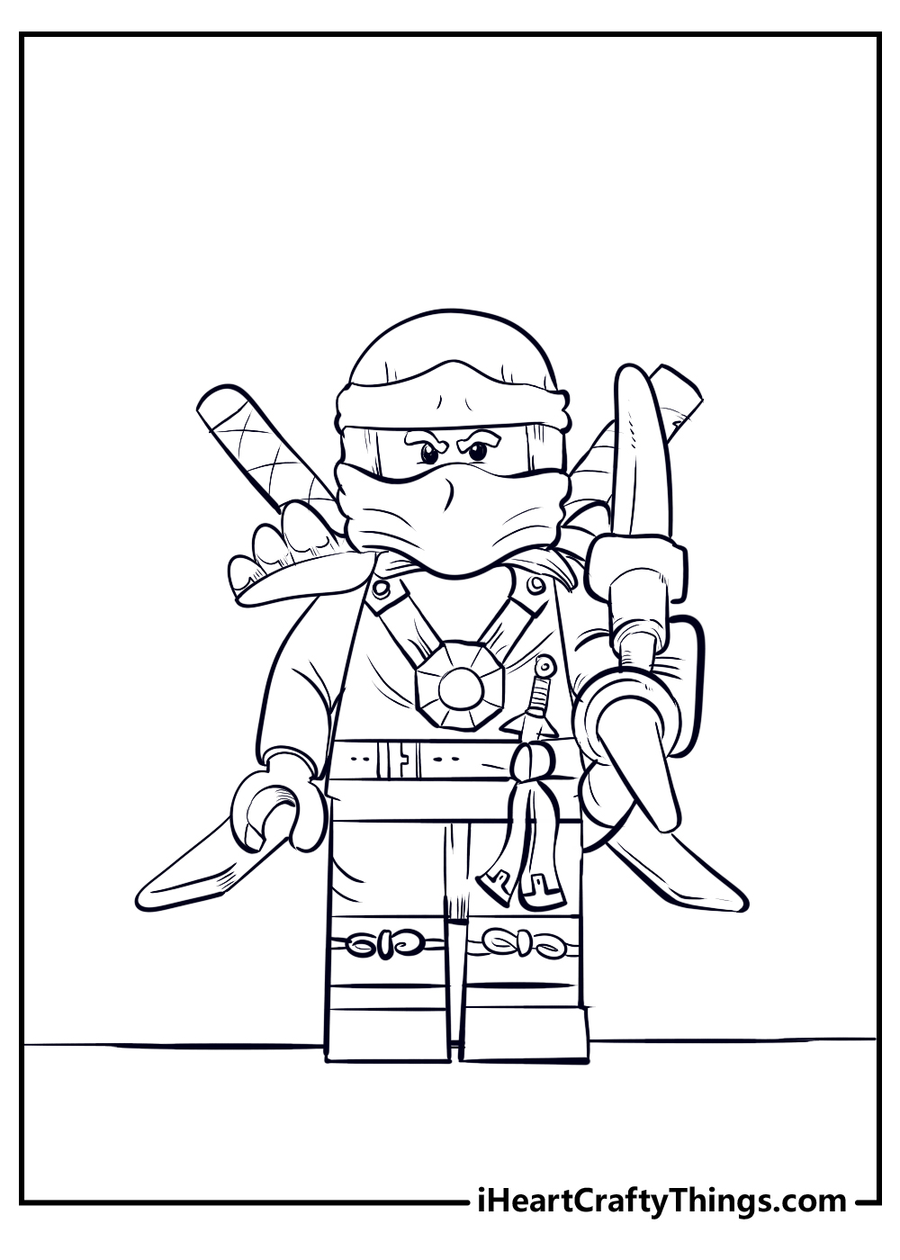 Lego ninjago coloring pages free printables