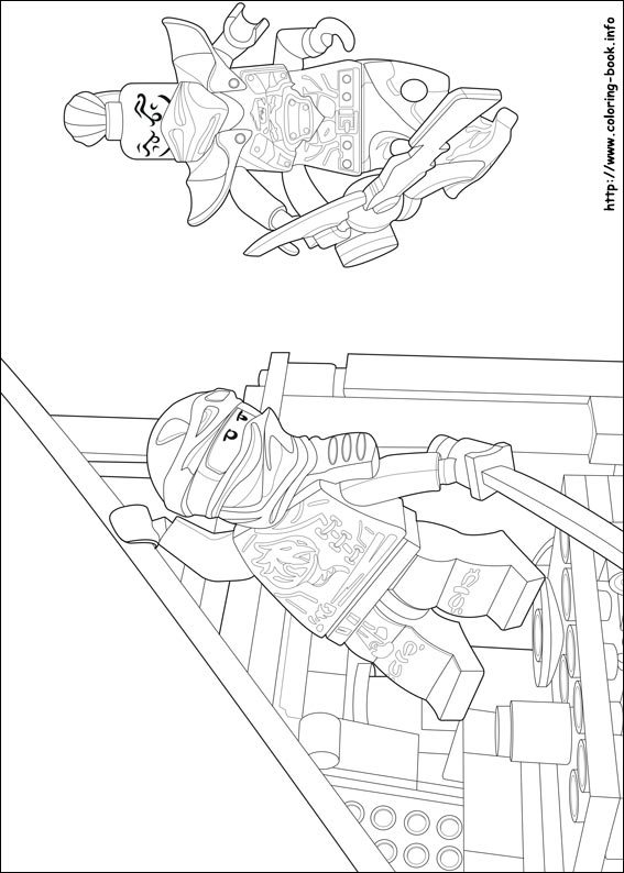 Lego ninjago coloring picture