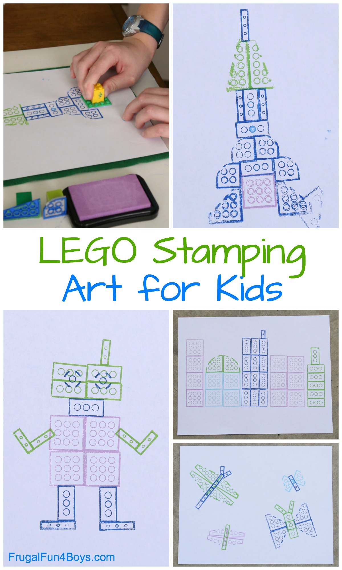 Lego stamping its art with bricks