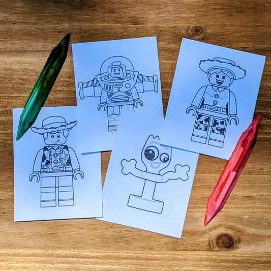 Marvel lego coloring cards pack â simpkins studios