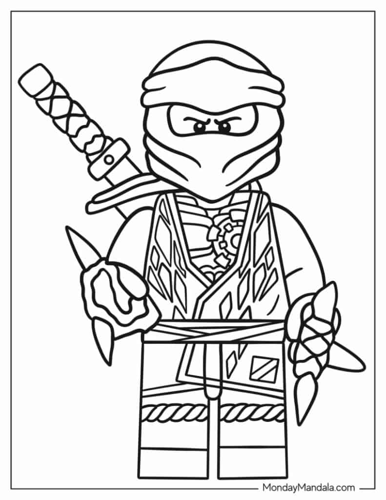 Lego coloring pages free pdf printables