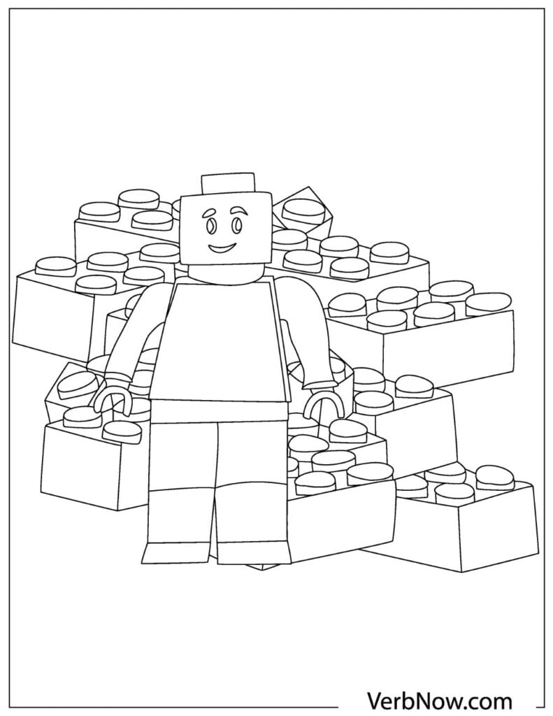 Free lego coloring pages for download printable pdf