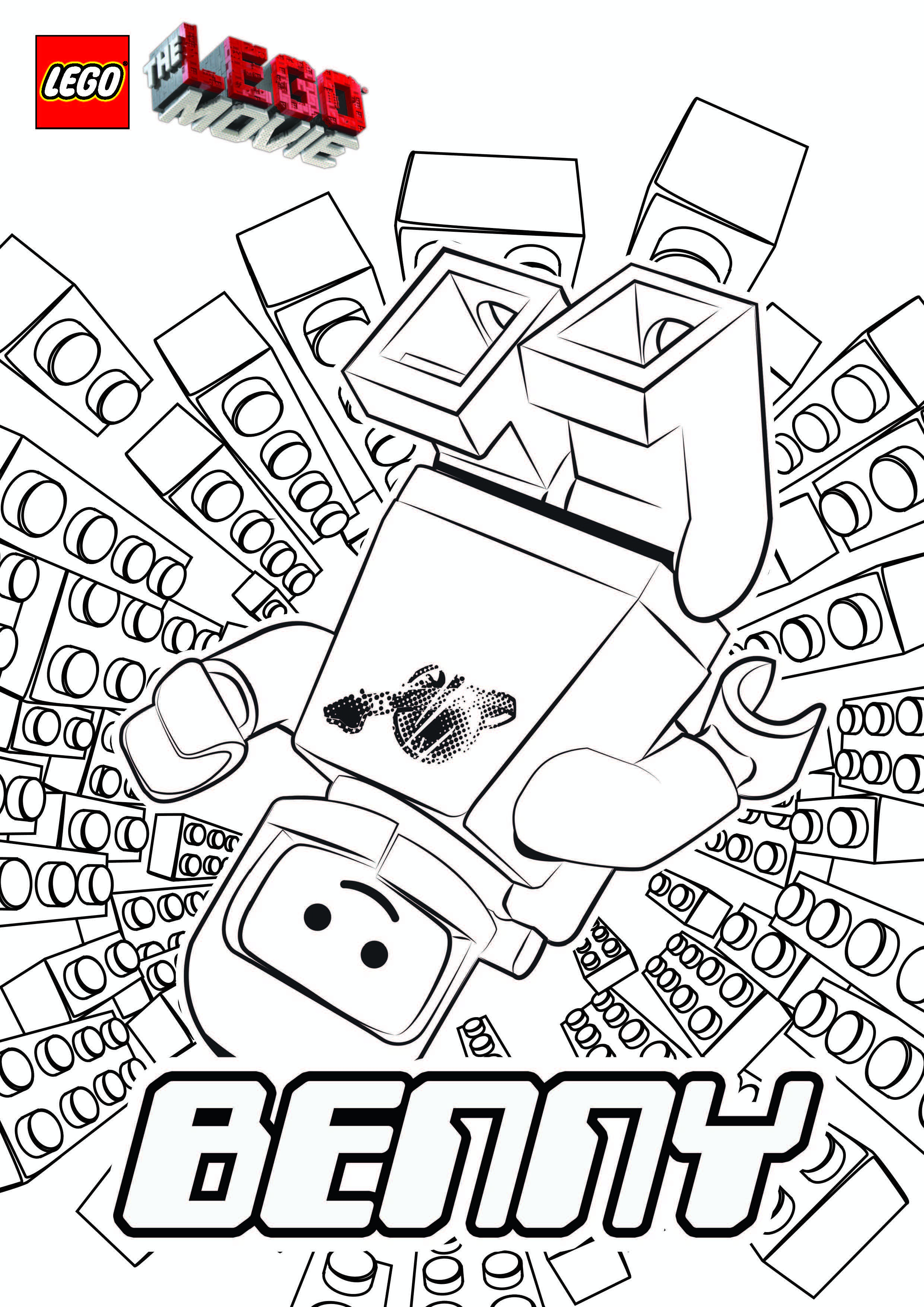 Lego movie coloring pages