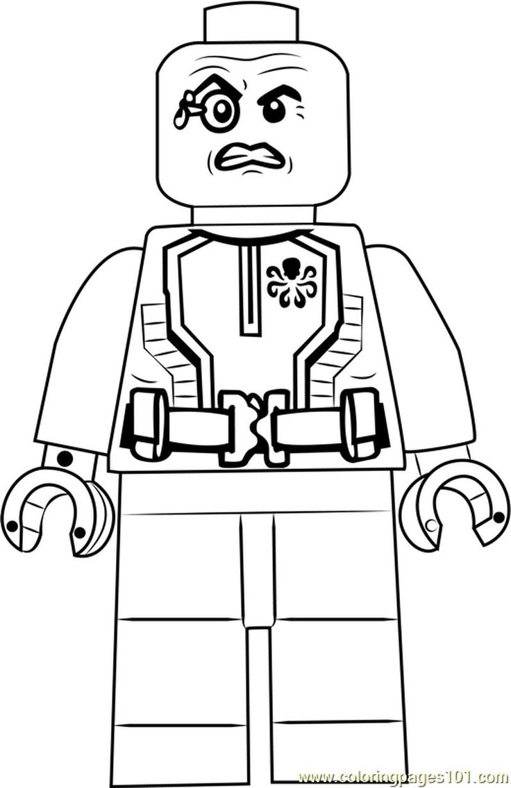 Lego coloring pages pdf for kids