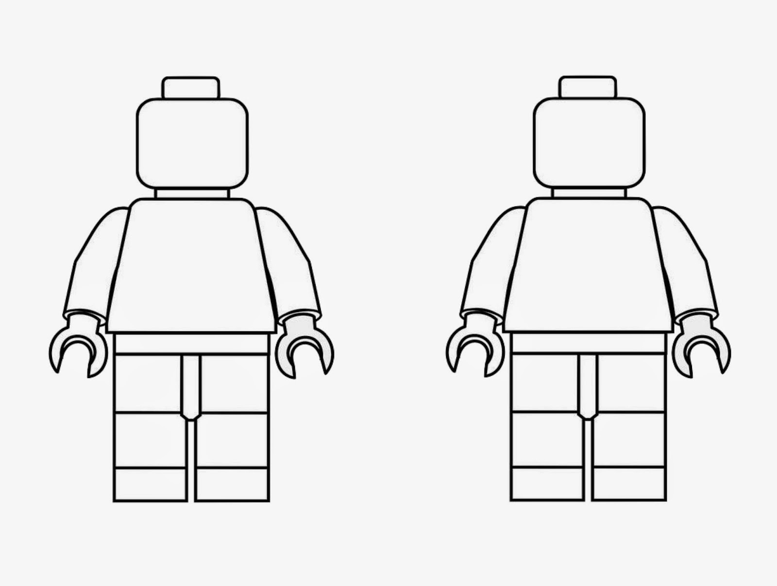 Lego men coloring page spring time doodles