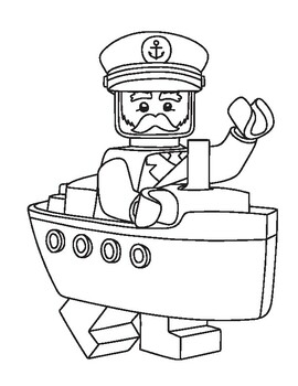 Lego minifigure coloring pages by viacustoms tpt