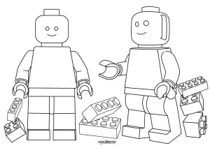 Free printable lego coloring pages for kids