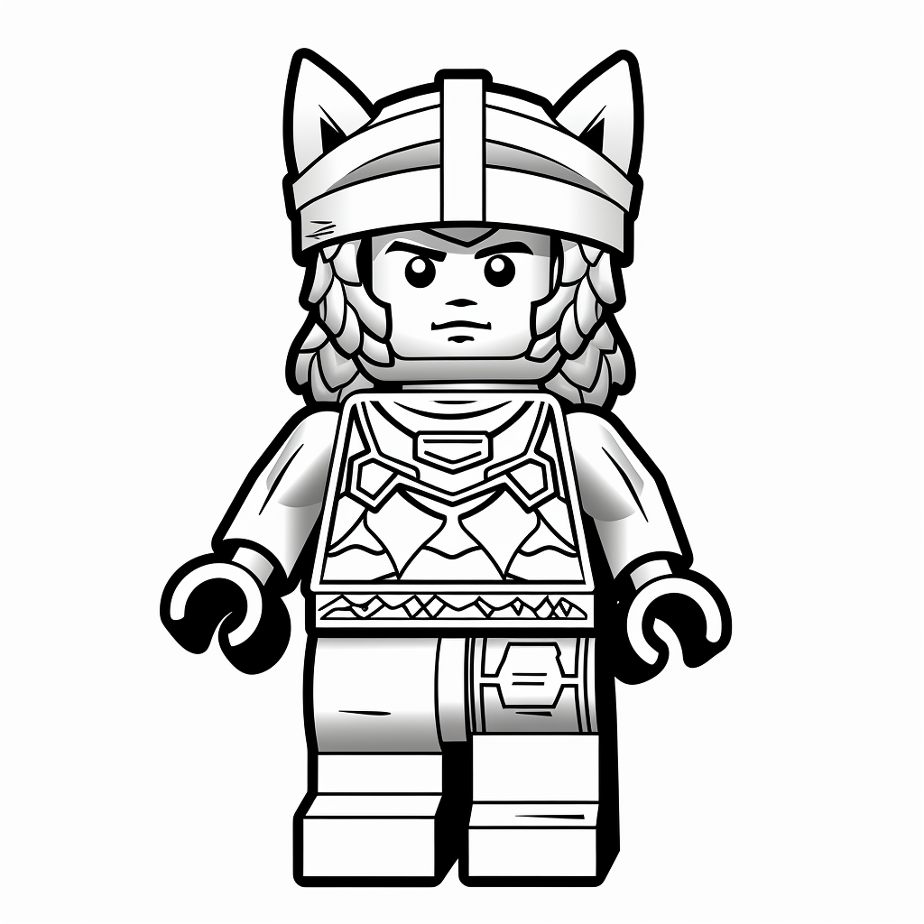Lego coloring pages