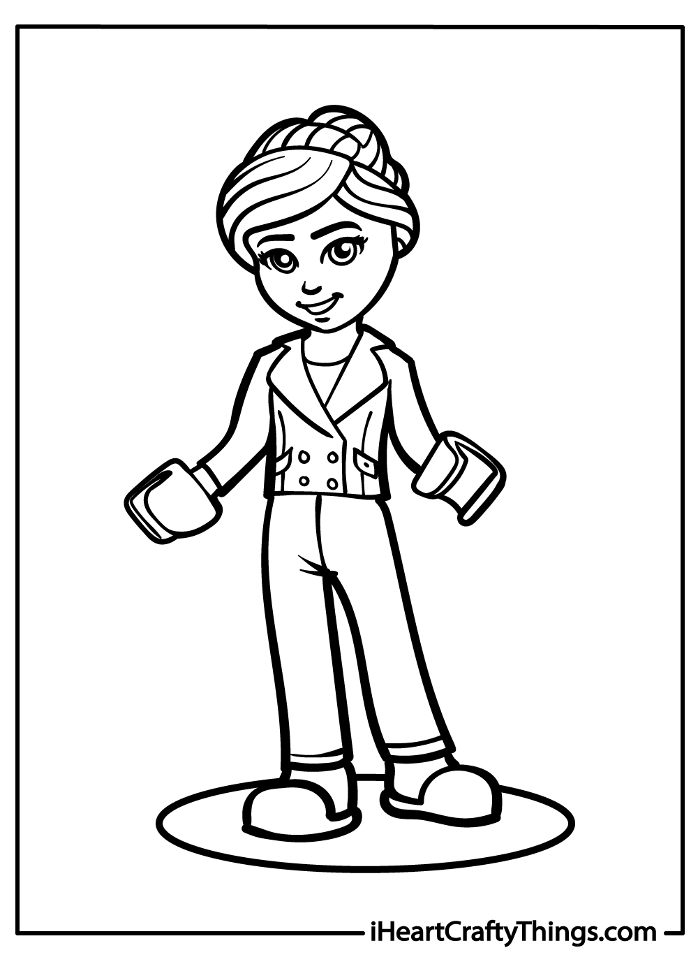 Lego friends coloring pages free printables