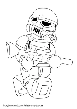 Lego figures coloring pages