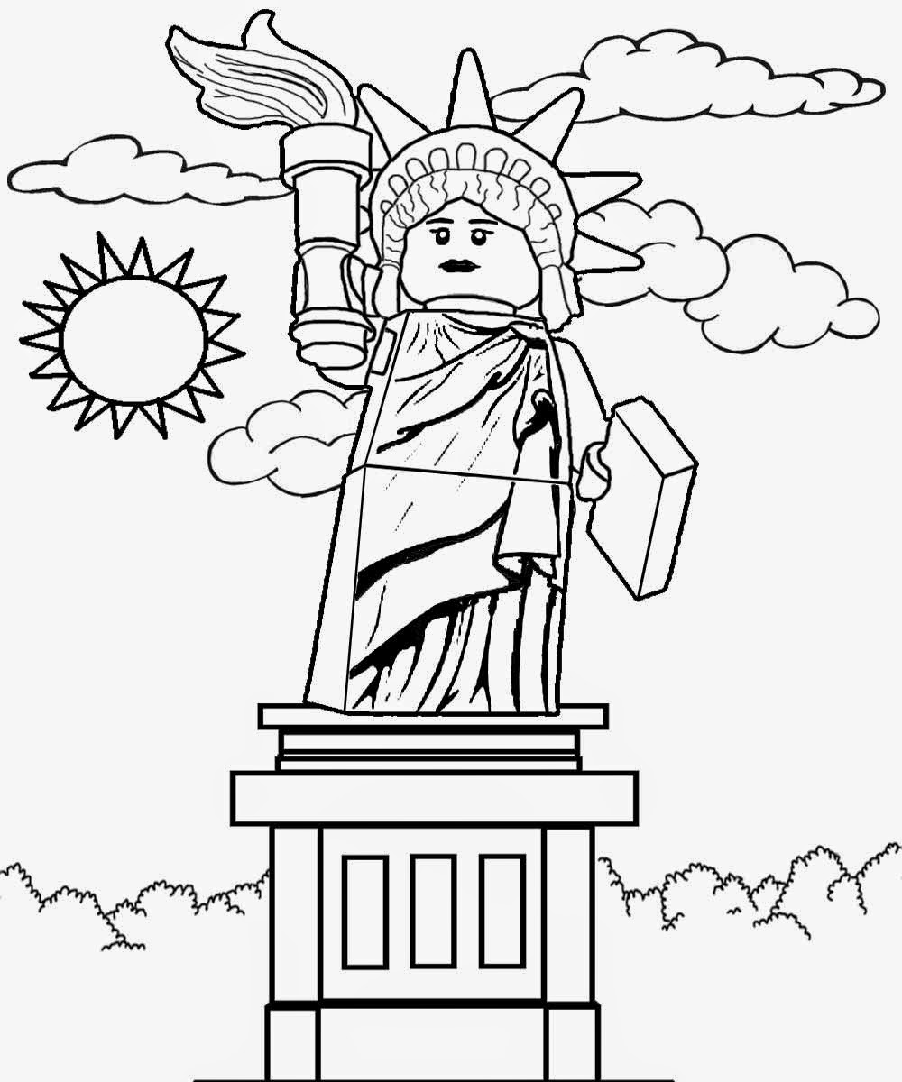 Lego coloring pages