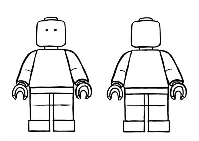 Blank lego templates