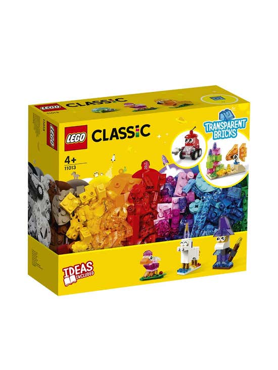 Off on lego classic creative transparent bricks multi