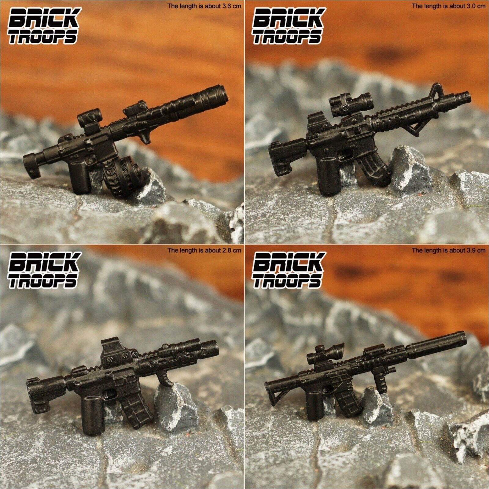 Custom m rifle variants for minifigures