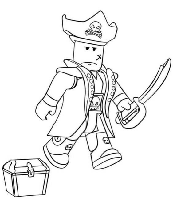 Free easy to print roblox coloring pages