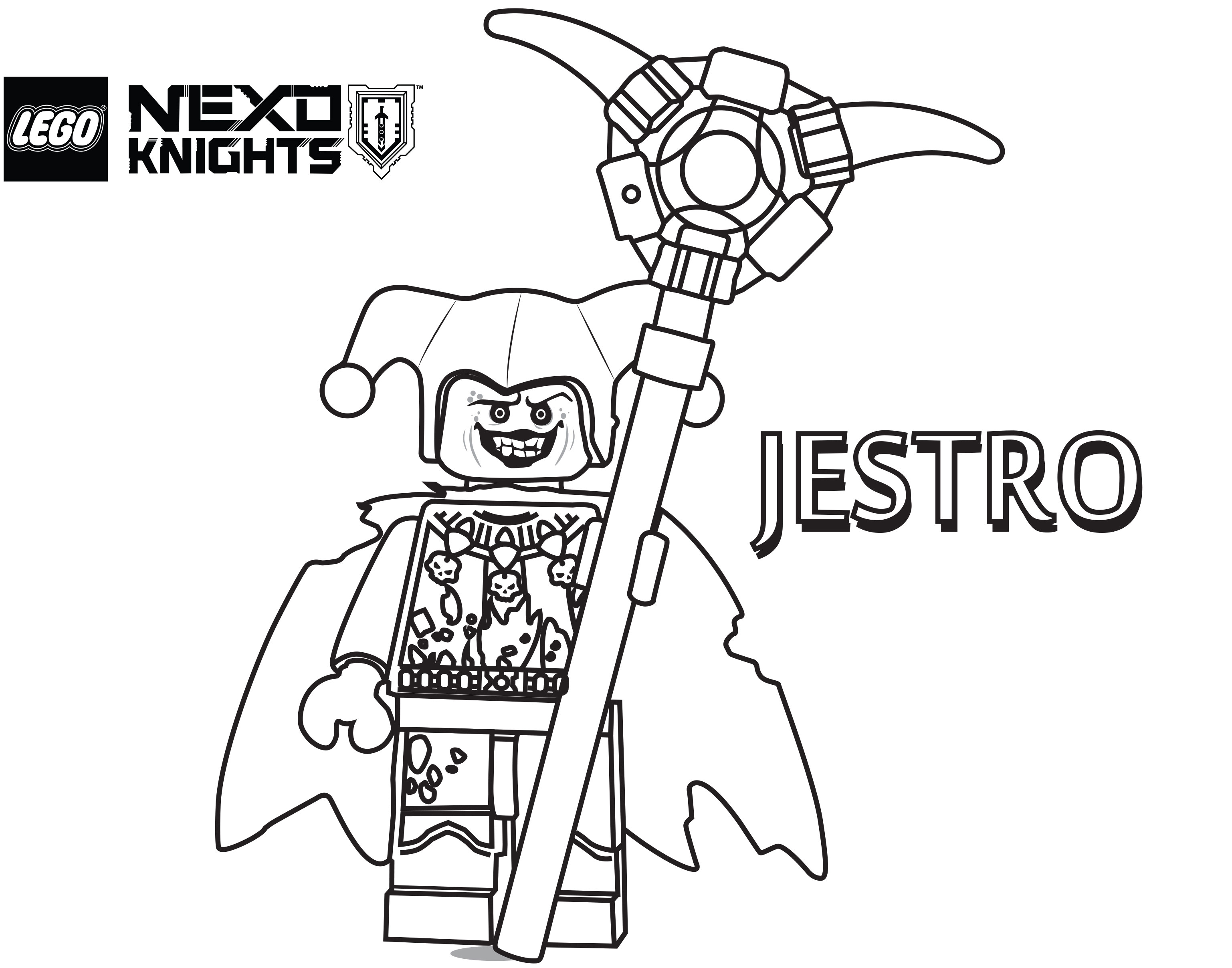 Lego nexo knights coloring pages