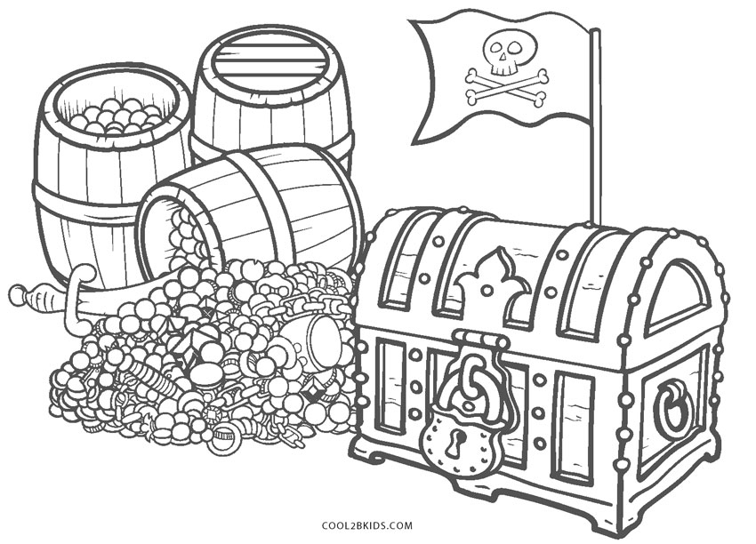 Free printable pirate coloring pages for kids