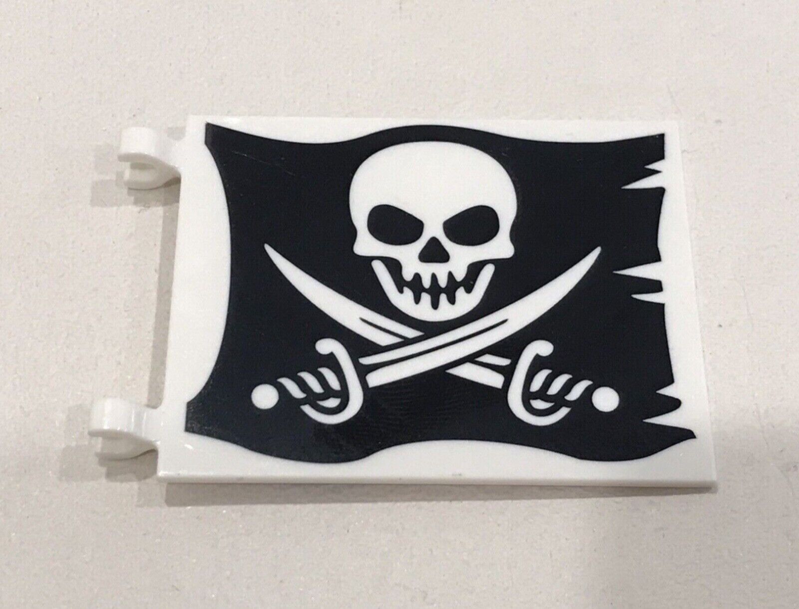 Lego genuine large pirate flag pb jolly roger skull crossed cutlasses a