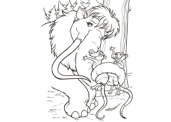 Ellie crash and eddie coloring pages