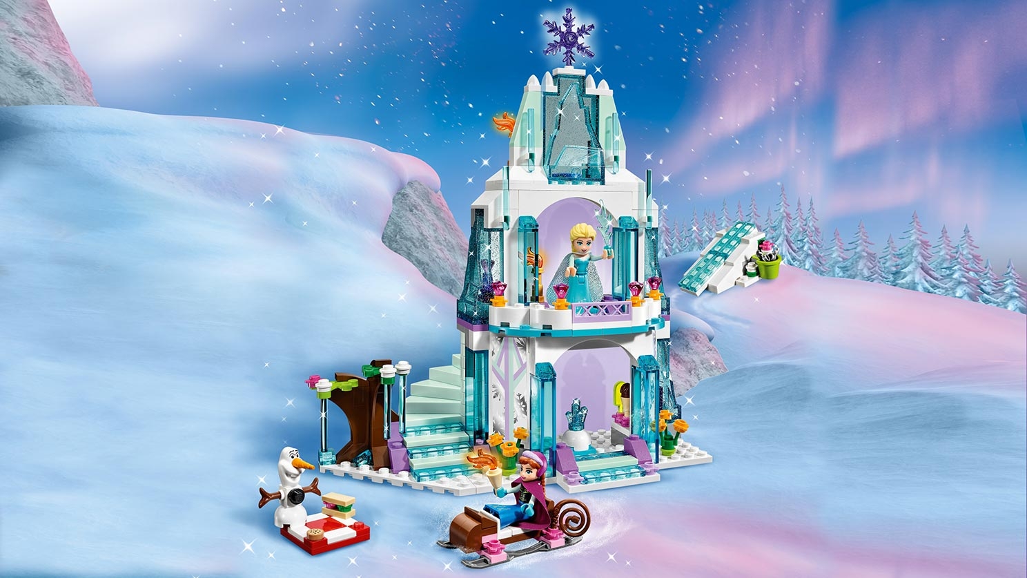 Elsas sparkling ice castle