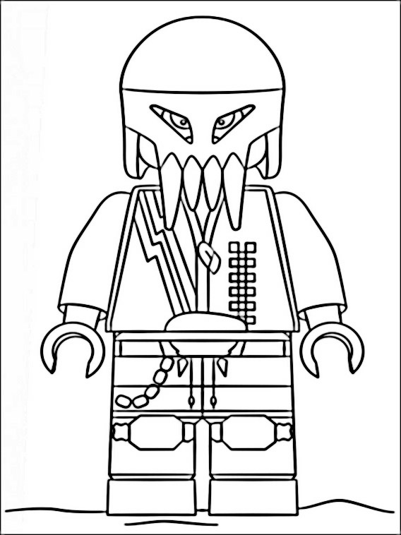 Printable coloring book lego police