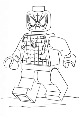 Lego spiderman coloring page spiderman para pintar dibujos para colorear gratis pãginas para colorear para imprimir