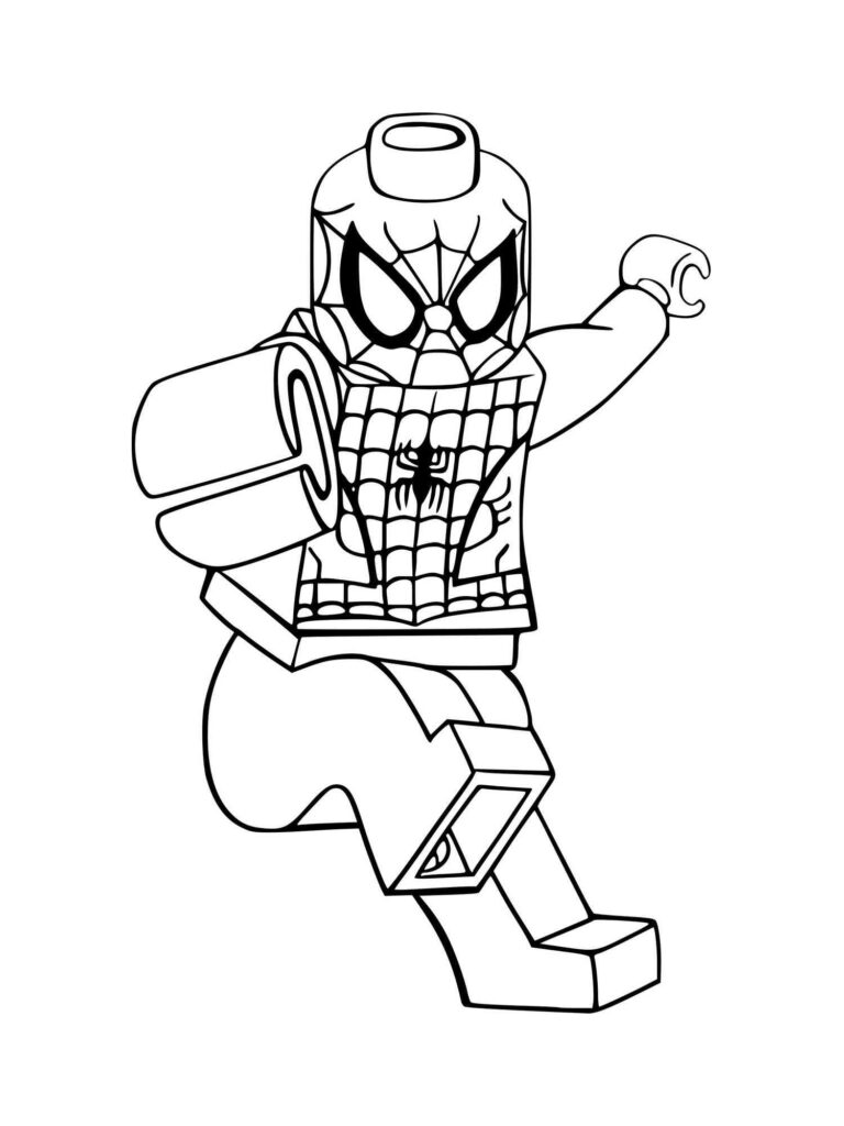 Free printable spiderman coloring pages for kids