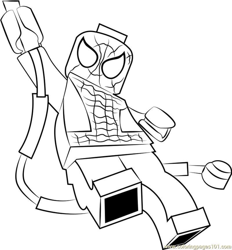 Lego coloring pages pdf for kids