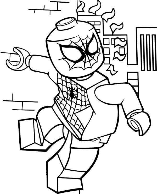 Free printable spiderman coloring pages for kids