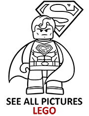 Lego spiderman set coloring page