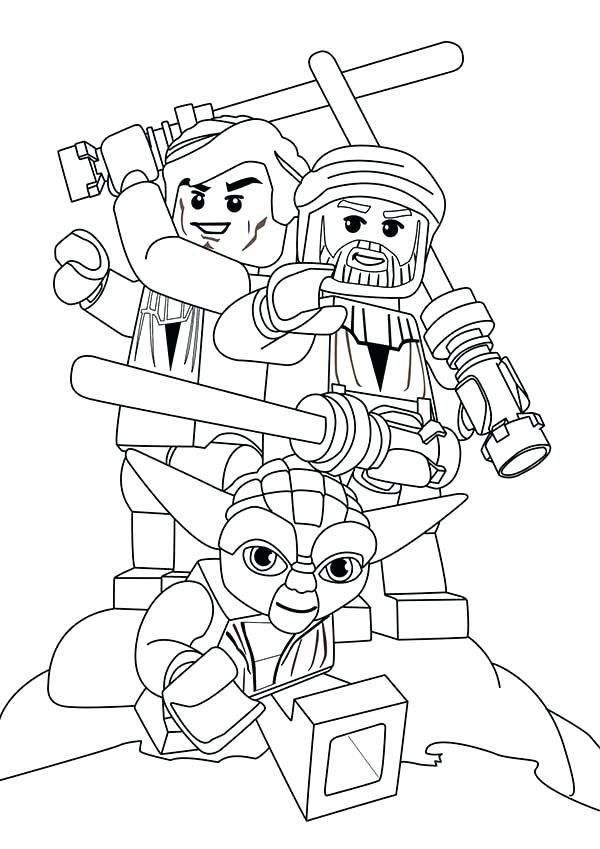 Star wars characters coloring pages